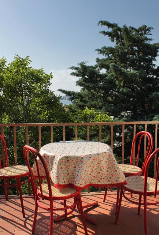 Balkón alebo terasa v ubytovaní Apartments by the sea Selce, Crikvenica - 2372