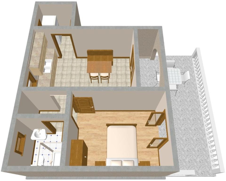Plán poschodí v ubytovaní Apartments with a parking space Povile, Novi Vinodolski - 2398