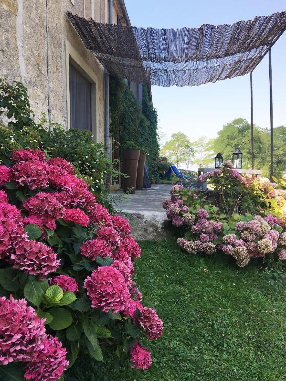 Vonkajšia záhrada v ubytovaní Maison familiale de charme