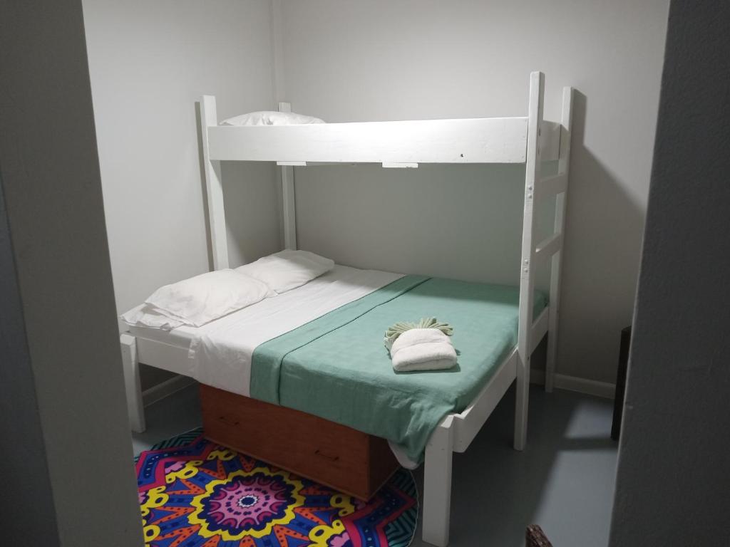 Postel nebo postele na pokoji v ubytování Sleep'n'Ride