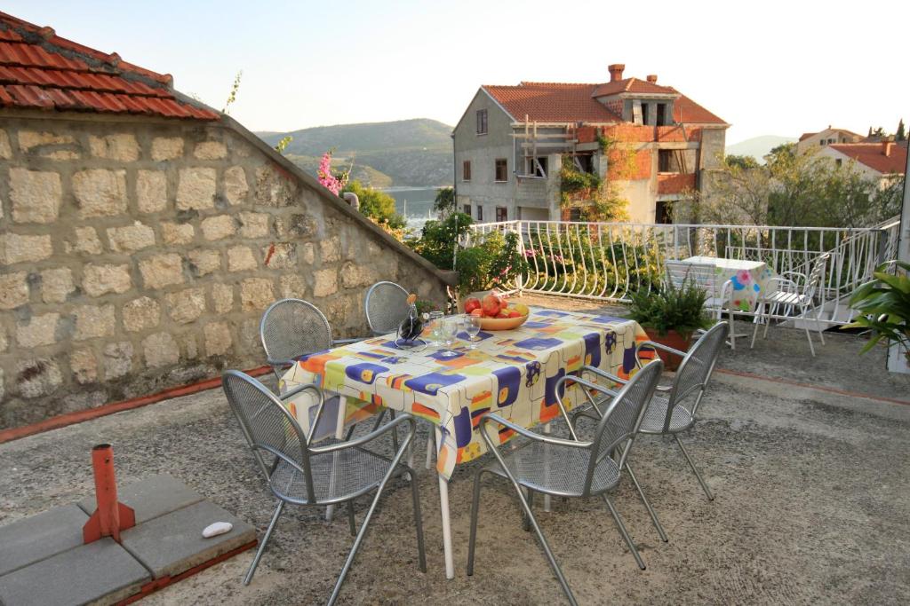 Balkón alebo terasa v ubytovaní Apartments and rooms by the sea Slano, Dubrovnik - 2682