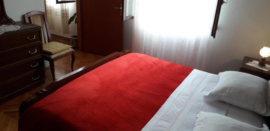 En eller flere senge i et v&aelig;relse p&aring; Apartment Vis 2436a