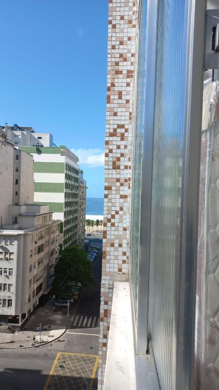 a view from the window of a building at Rent apartament Rio de Janeiro Copacabana in Rio de Janeiro