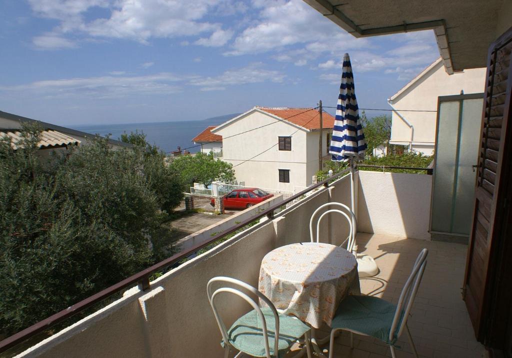 Balkón alebo terasa v ubytovaní Apartments by the sea Podaca, Makarska - 2621