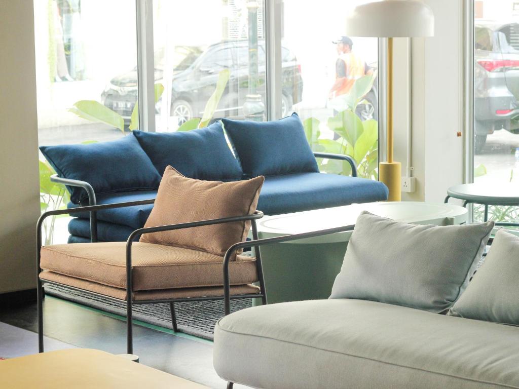 Posezení v ubytování Kotta Hotel Semarang