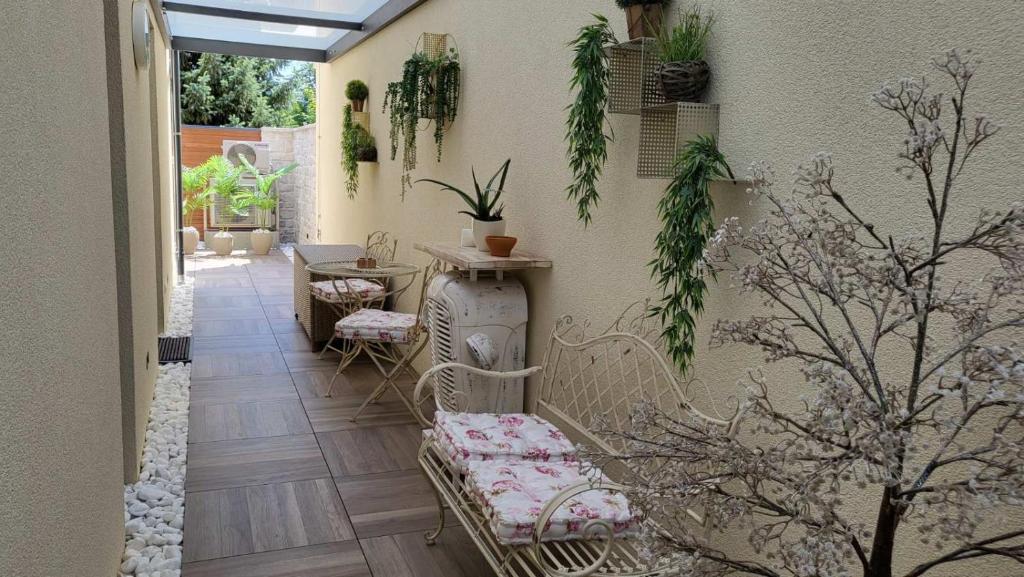 Zahrada ubytování Apartma Archy