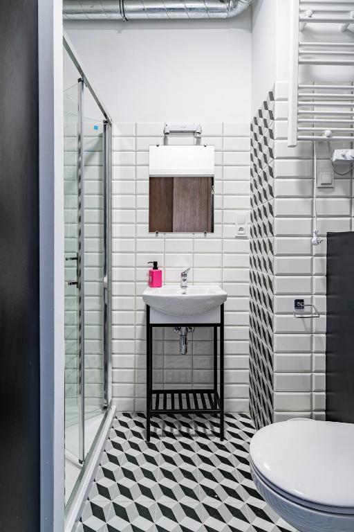Kúpeľňa v ubytovaní RentPlanet - Apartamenty Zarembowicza