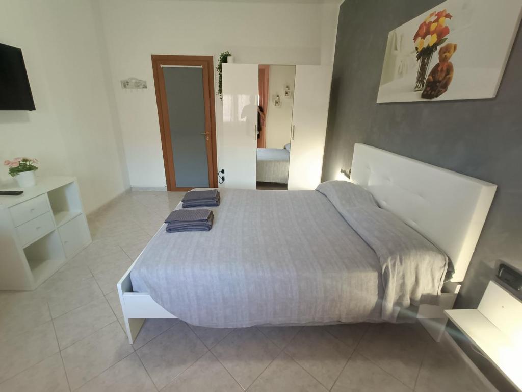 Postel nebo postele na pokoji v ubytování Sofia Sweet Home