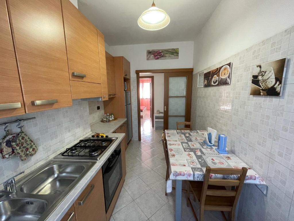 Kuchyň nebo kuchyňský kout v ubytování Sofia Sweet Home