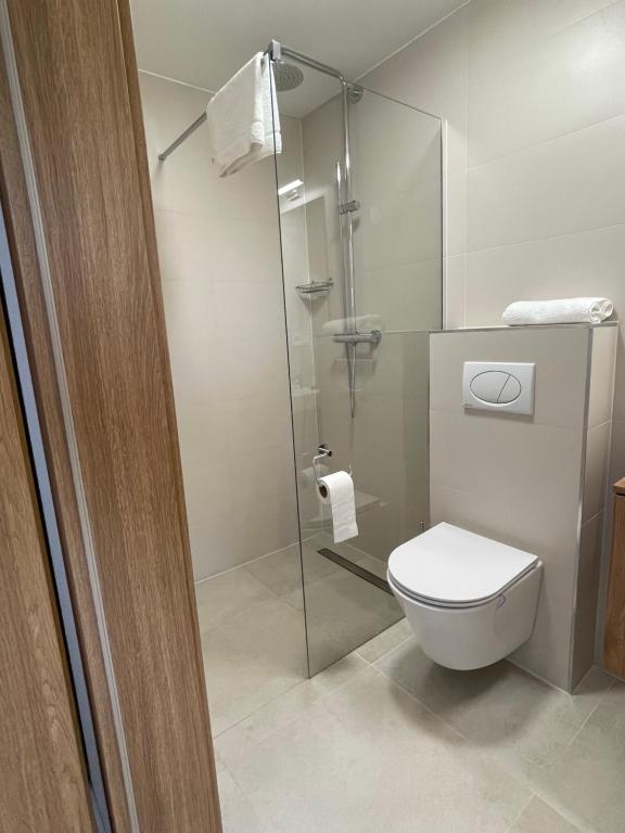 Koupelna v ubytování Apartmotel ANROE