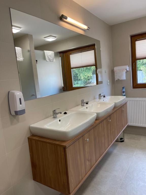 Koupelna v ubytování Apartmotel ANROE