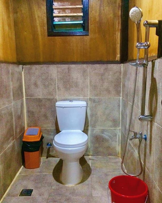 Koupelna v ubytování BaleCabugaoCottagesRental