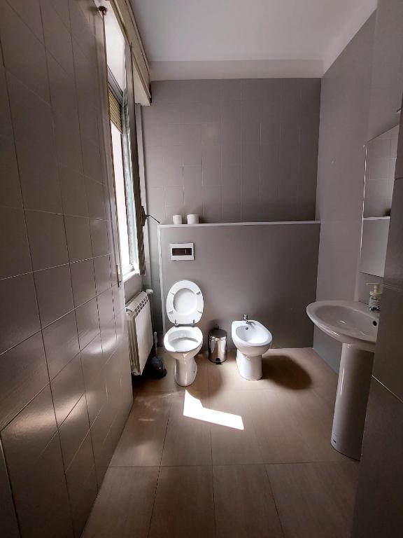 Koupelna v ubytování La dulce stanza