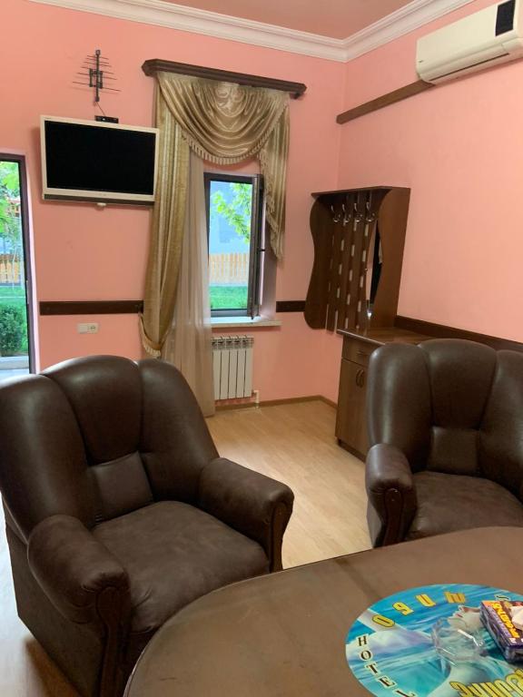 Posezení v ubytování Tnak Hotel
