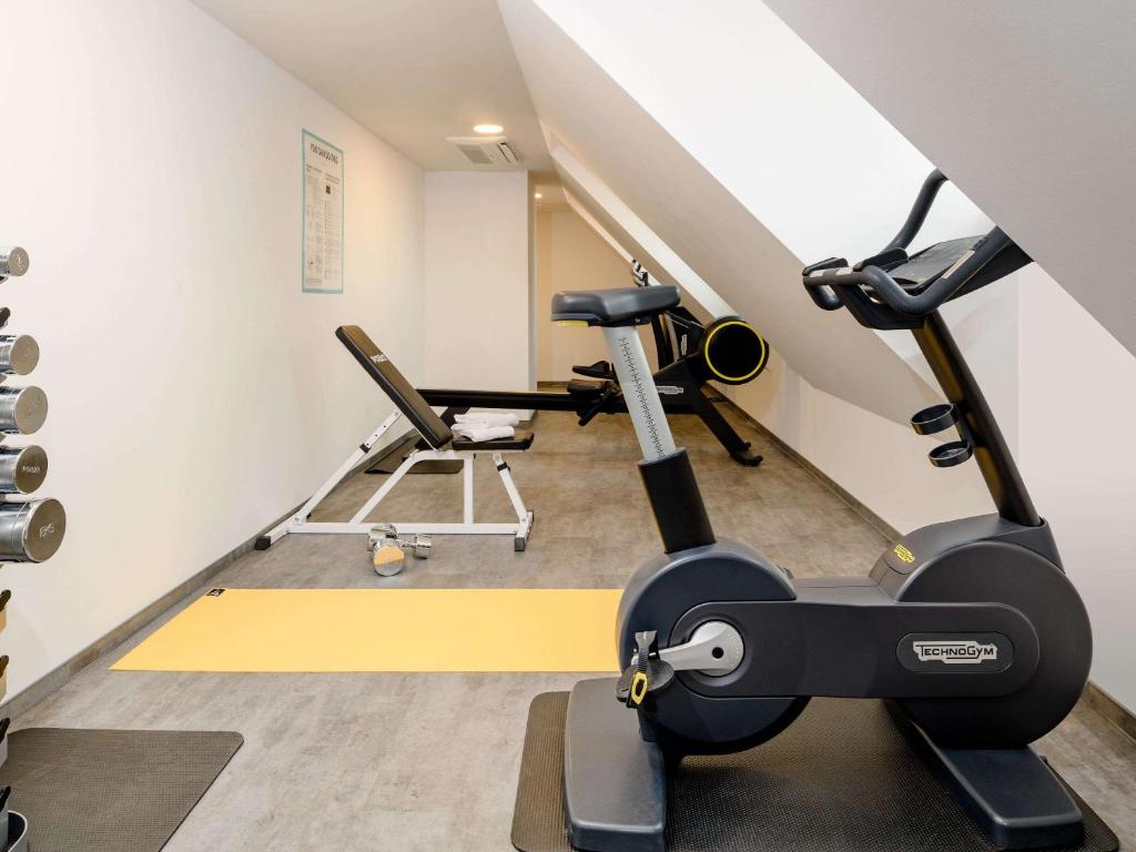 Fitness centrum a/nebo fitness zařízení v ubytování ibis Styles Bamberg