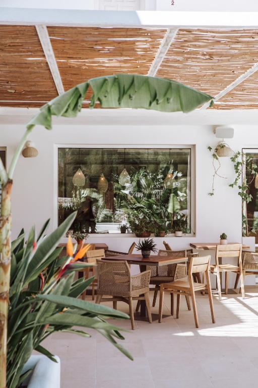 Restaurace v ubytování Hotel Boutique & Spa Las Mimosas Ibiza