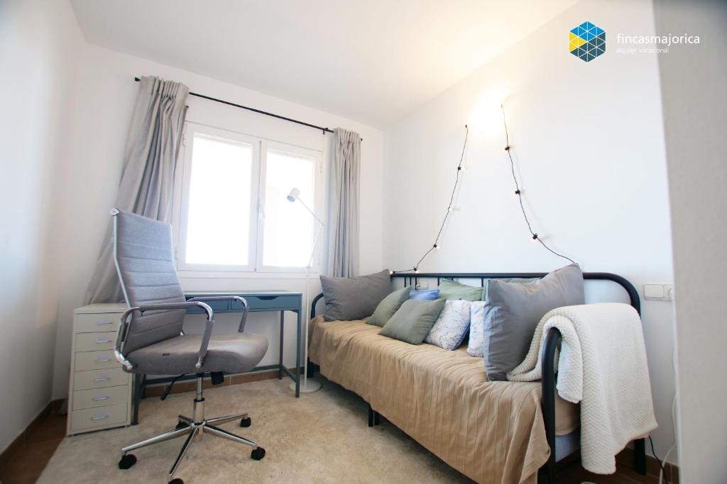 Posezení v ubytování Apartamento Beach Cala Pi
