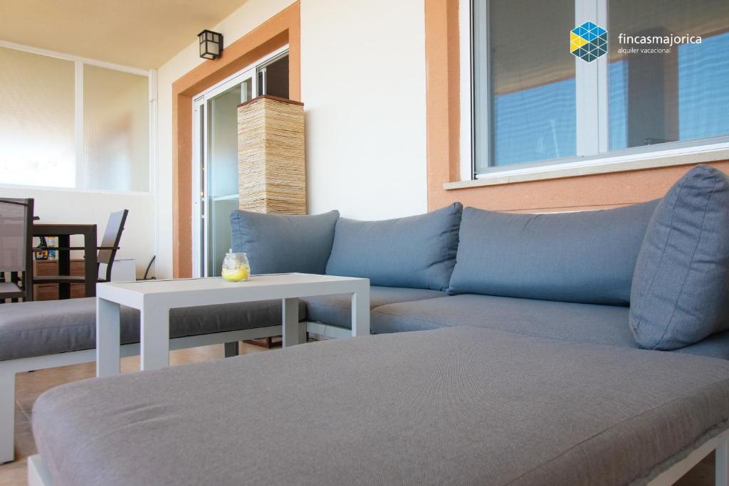 Posezení v ubytování Apartamento Beach Cala Pi