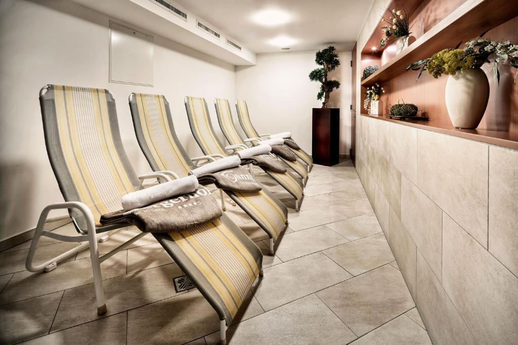 Posezení v ubytování Hotel Tannbergerhof im Zentrum von Lech