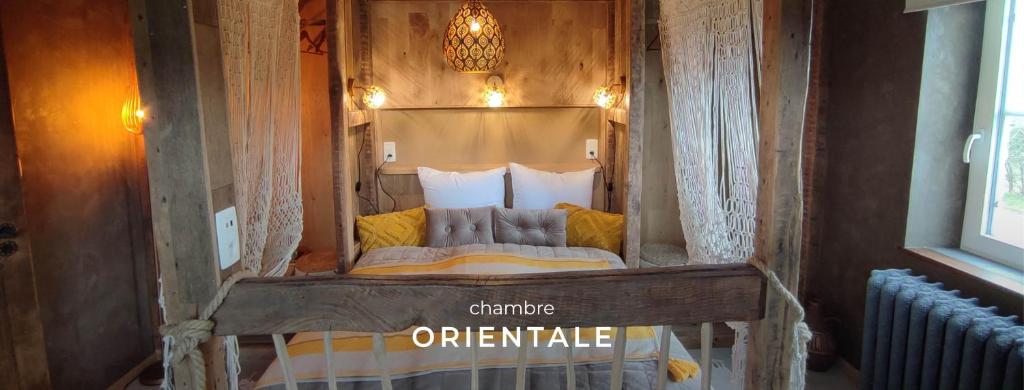 Posezení v ubytování B&B La Bouverie HF