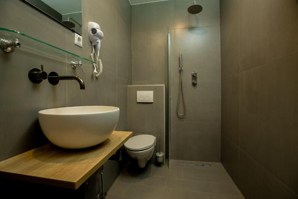 Koupelna v ubytování Hotel Cataleya
