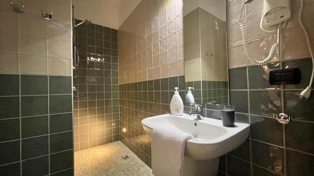 Koupelna v ubytování B&B Aurora