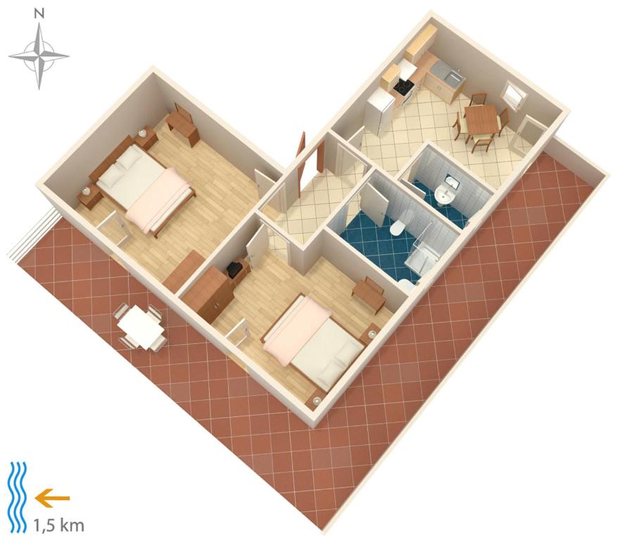Fotografie z fotogalerie ubytování Apartments and rooms with a swimming pool Babici, Umag - 3046 v destinaci Umag