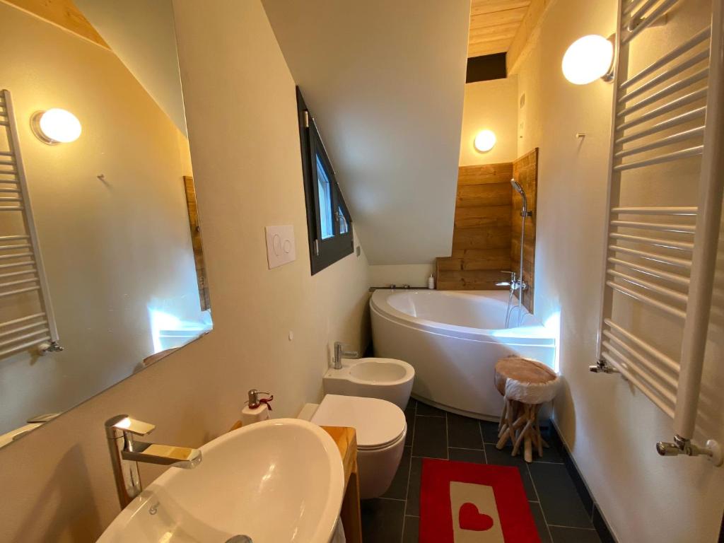 Koupelna v ubytování Chalet Ronchi - Foppolo Ski
