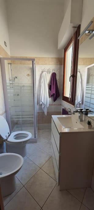 A bathroom at Casetta 144A
