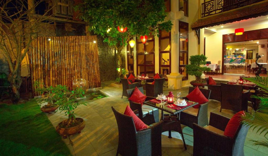 Zahrada ubytování Lantern Boutique Hoi An