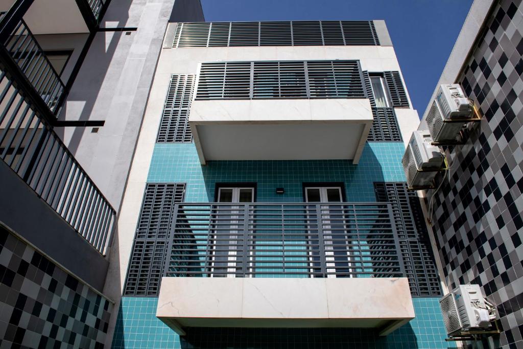 Bygningen som lejligheden ligger i