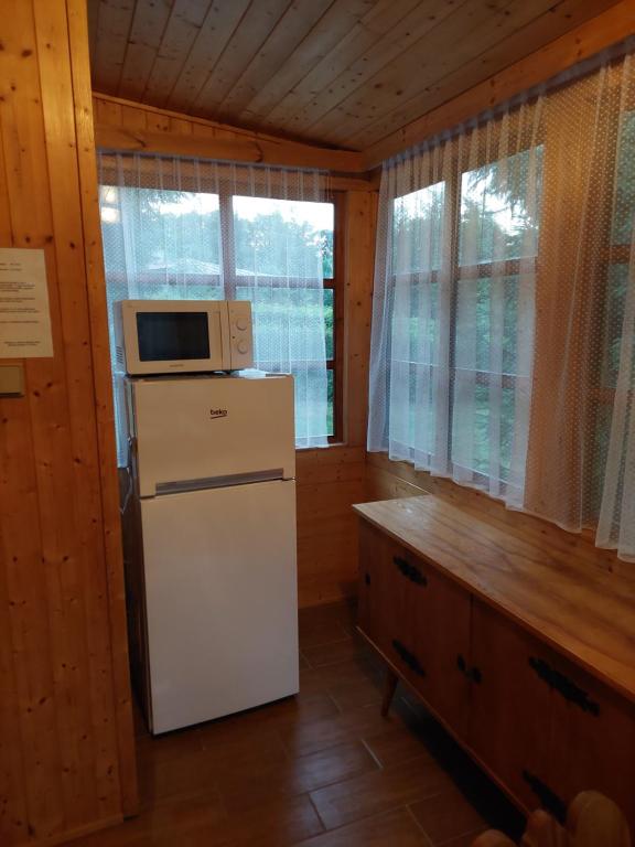 Kuchyň nebo kuchyňský kout v ubytování ZÁTOKA Živohošť - Apartmány
