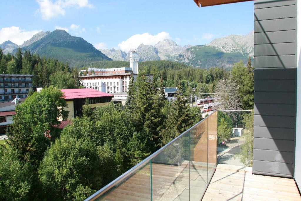 Nespecifikovaný výhled na hory nebo výhled na hory při pohledu z apartmánu