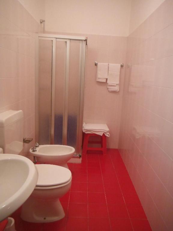 Kúpeľňa v ubytovaní Hotel Mochettaz