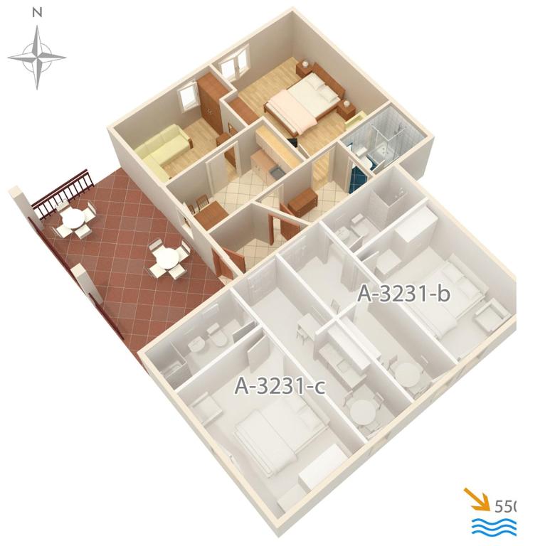Fotografie z fotogalerie ubytování Apartments and rooms with parking space Krk - 3231 v destinaci Vrh