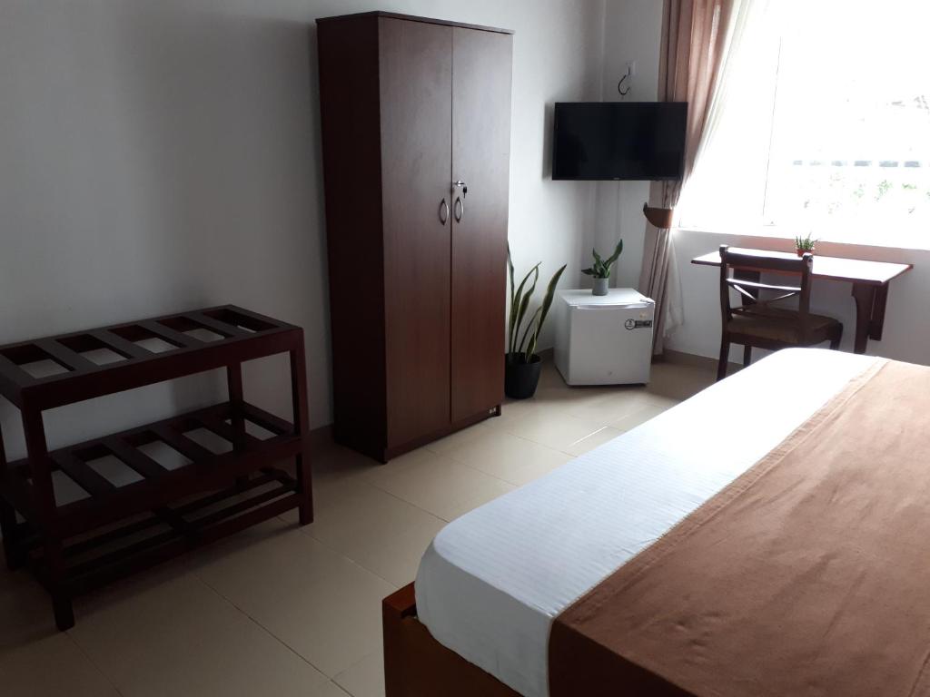 TV a/nebo společenská místnost v ubytování Jal,Min Homestay