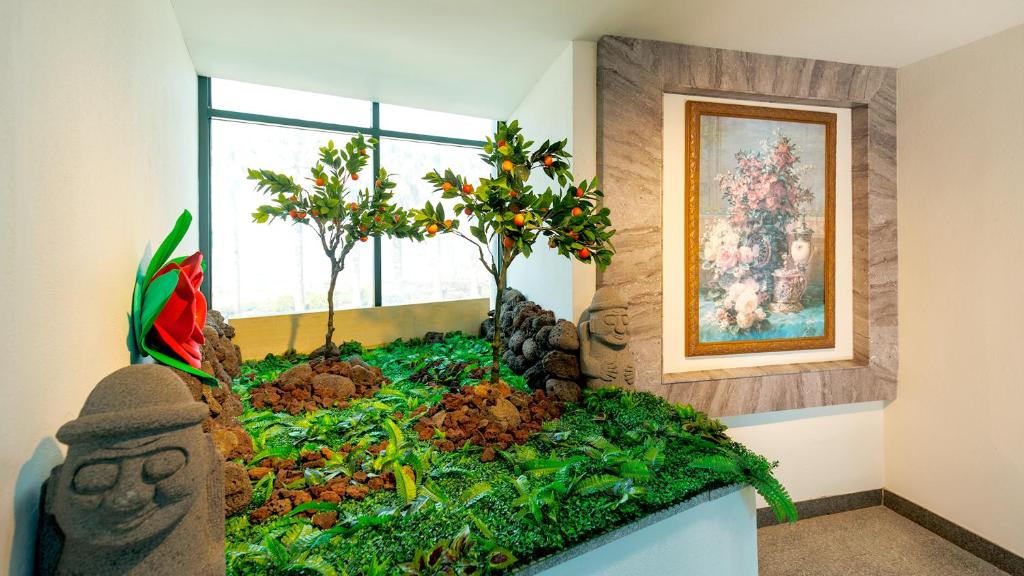 Zahrada ubytování Sea Cliff Hotel Jeju