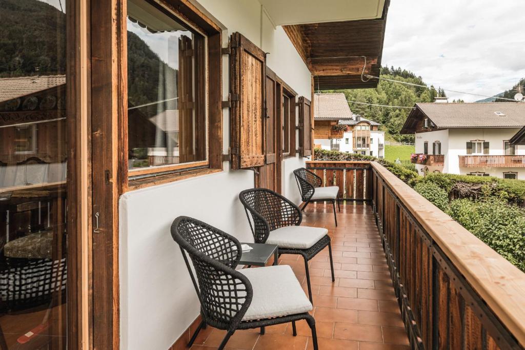 Balkón alebo terasa v ubytovaní Chalet Scherlin