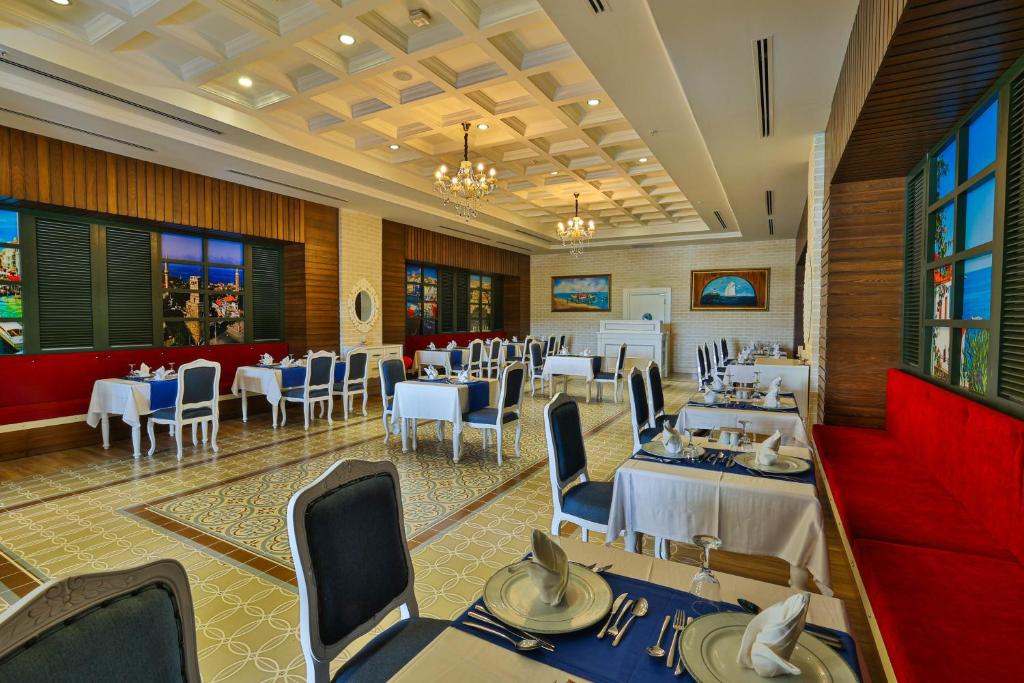 A restaurant or other place to eat at Crystal Sunset Luxury Resort & Spa - Ultimate All Inclusive