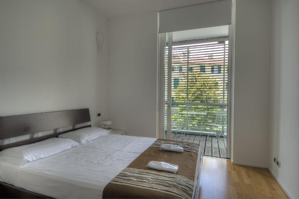 Posteľ alebo postele v izbe v ubytovaní Harbour house