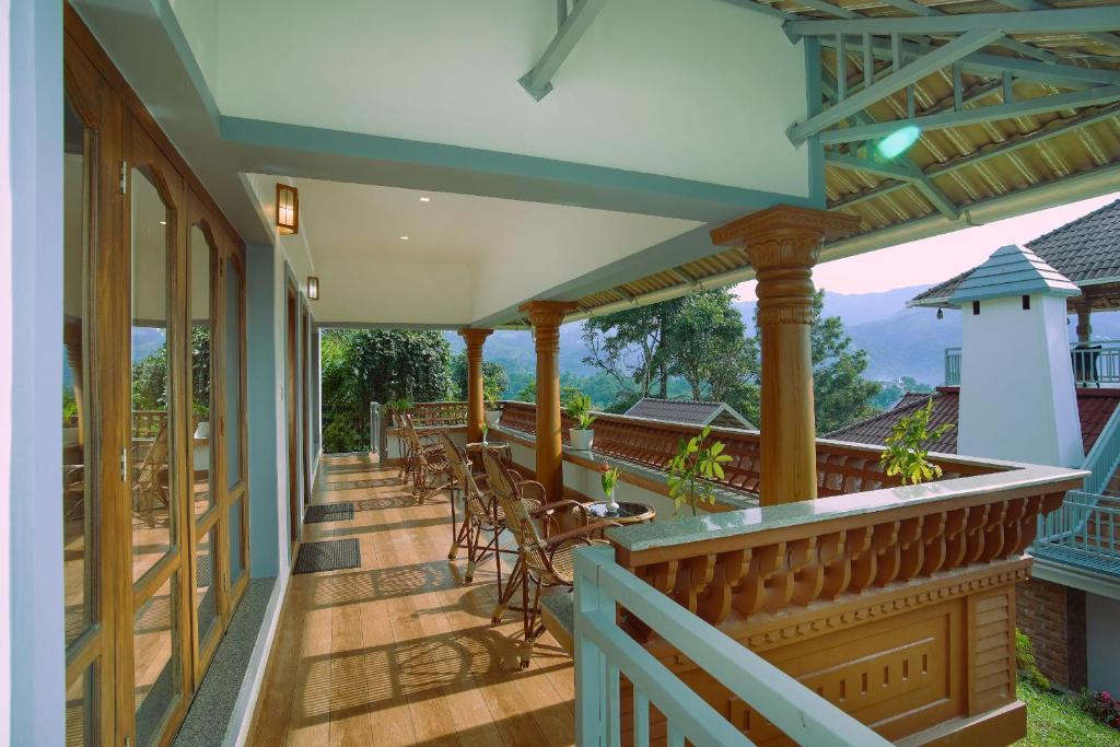 Balkón nebo terasa v ubytování Zenha Resorts