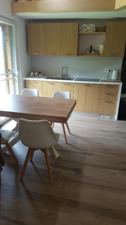 Kuchyň nebo kuchyňský kout v ubytování Masetto Egidio Eco-Agritur