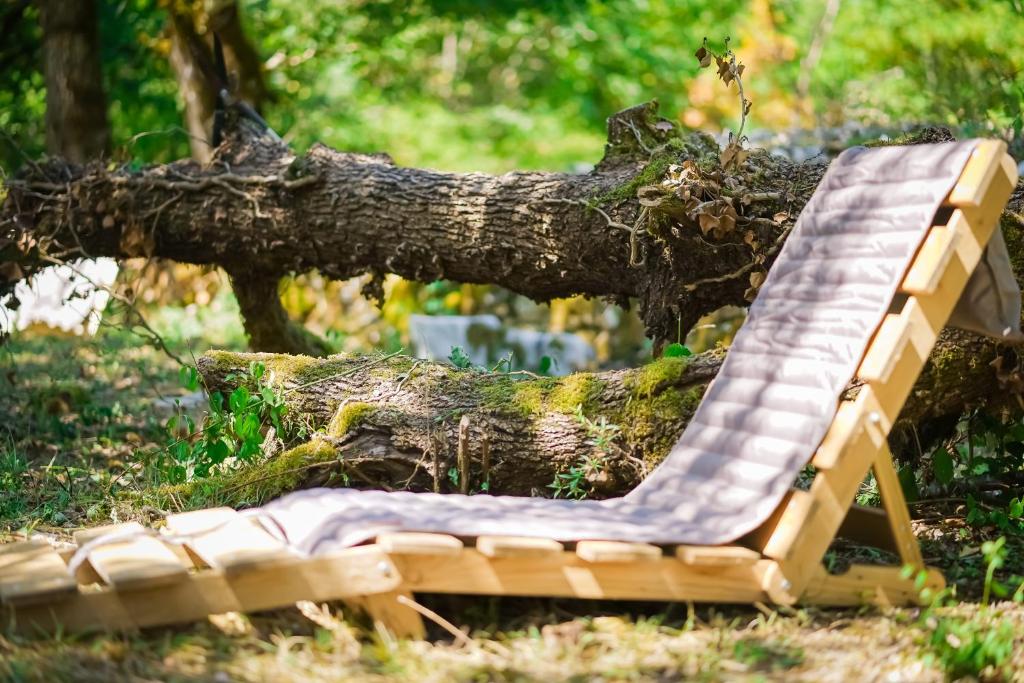 Zahrada ubytování Au coeur de nos bois