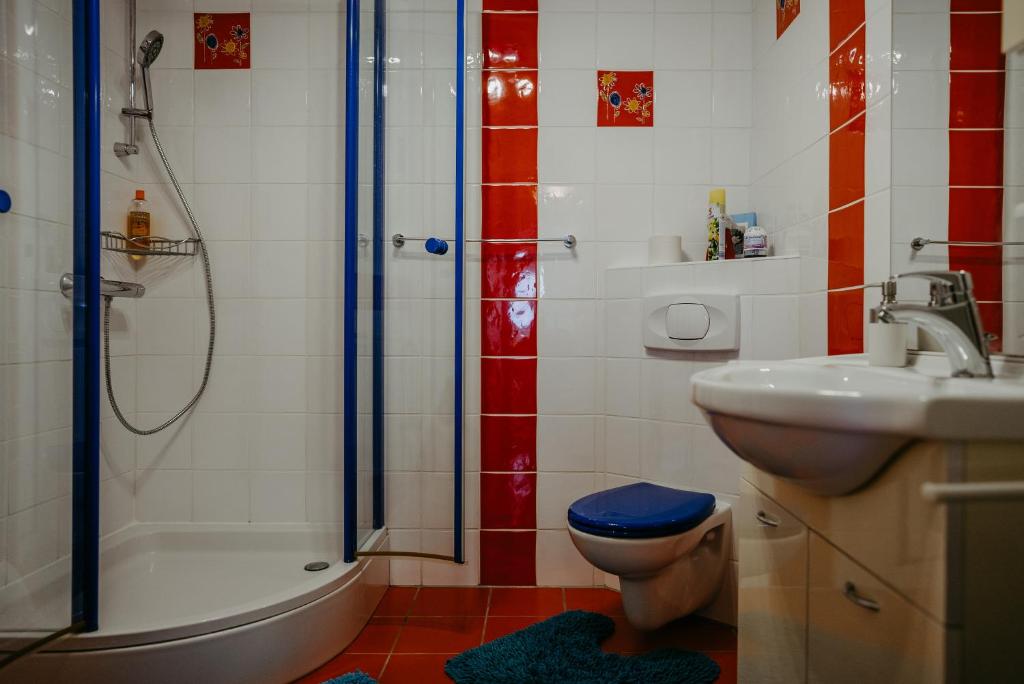 Koupelna v ubytování Apartment Familie Cortie