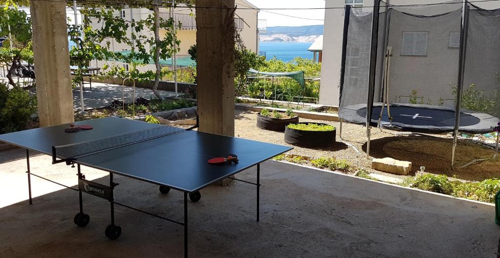 Stolný tenis v ubytovaní Apartmani LuMa Apartman Marija alebo v jeho okolí