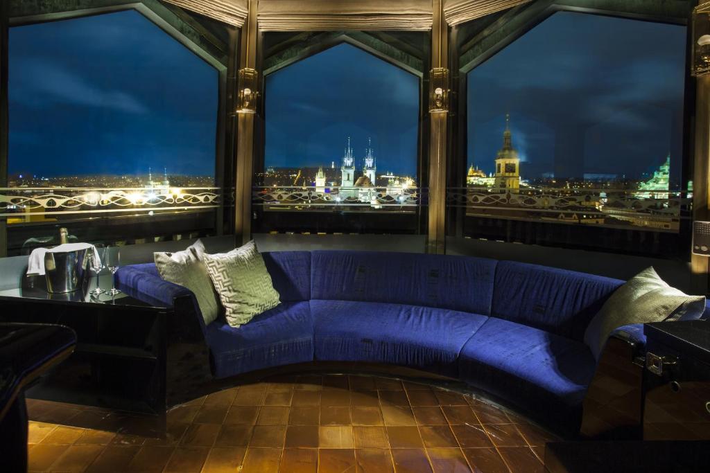 Posezení v ubytování Hotel Paris Prague