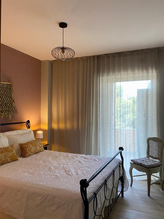 Posteľ alebo postele v izbe v ubytovaní Cozy flat elix