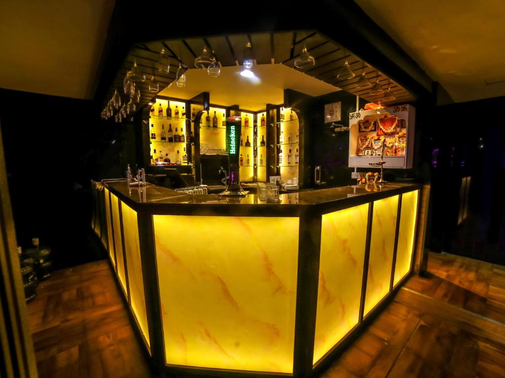 Lounge nebo bar v ubytování Hyde Park Hotel