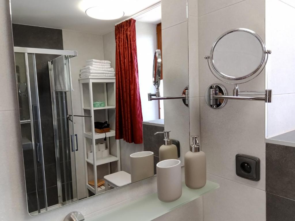 Koupelna v ubytování Apartman Hubert