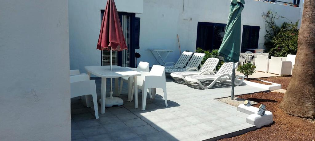 Posedenie v ubytovaní Apartamento junto a la playa. Corralejo